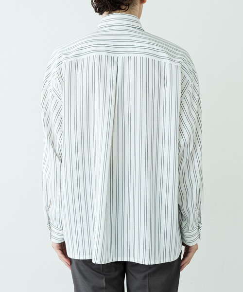 Lui's（ルイス）の「アムンゼン配色切替シャツ（シャツ/ブラウス・メンズ・ネイビー/ホワイト・MEDIUM/SMALL）」の10枚目の写真