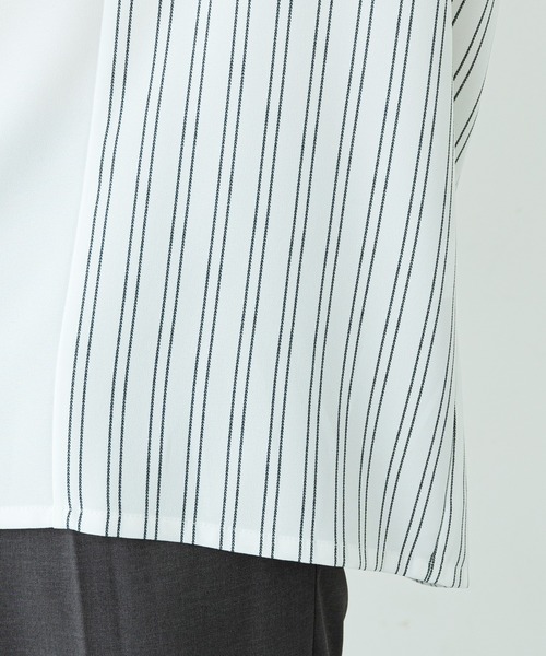 Lui's（ルイス）の「アムンゼン配色切替シャツ（シャツ/ブラウス・メンズ・ネイビー/ホワイト・MEDIUM/SMALL）」の14枚目の写真