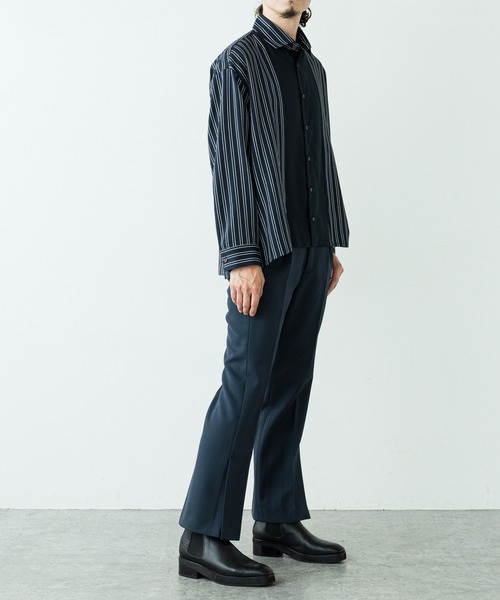 Lui's（ルイス）の「アムンゼン配色切替シャツ（シャツ/ブラウス・メンズ・ネイビー/ホワイト・MEDIUM/SMALL）」の17枚目の写真