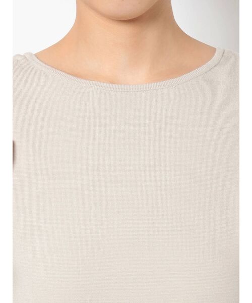 LAGUNAMOON(ラグナムーン)の「異素材ボリュームスリーブニットプルオーバー(ニット/セーター・レディース・ライトグレー/ブラック/ベージュ・FREE)」の14枚目の写真