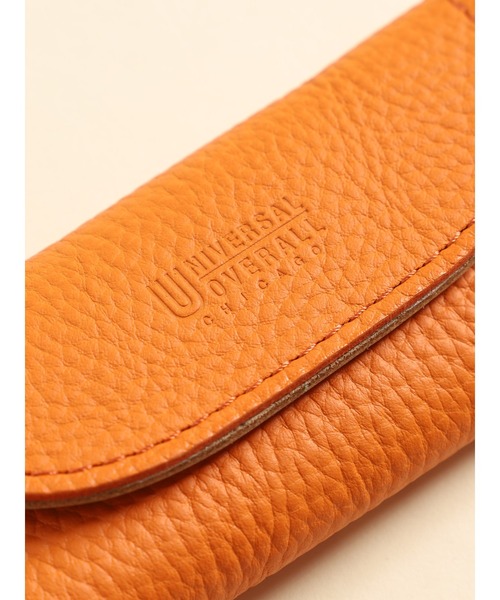 UNIVERSAL OVERALL（ユニバーサルオーバーオール）の「【UNIVERSAL OVERALL】牛革レザーキーケース（キーケース/キーアクセサリー・メンズ・ブラック/ベージュ/オレンジ/グリーン・FREE）」の7枚目の写真