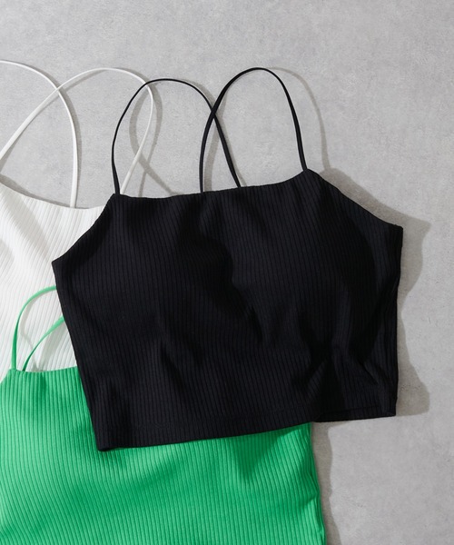 DISCOAT（ディスコート）の「アメスリフィットキャミソール（キャミソール・レディース・オレンジ/ブラック/オフホワイト/グリーン・LARGE/MEDIUM）」の3枚目の写真