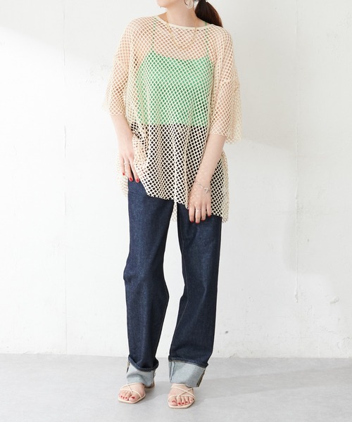 DISCOAT（ディスコート）の「アメスリフィットキャミソール（キャミソール・レディース・オレンジ/ブラック/オフホワイト/グリーン・LARGE/MEDIUM）」の19枚目の写真