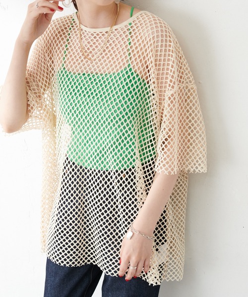 DISCOAT（ディスコート）の「アメスリフィットキャミソール（キャミソール・レディース・オレンジ/ブラック/オフホワイト/グリーン・LARGE/MEDIUM）」の6枚目の写真