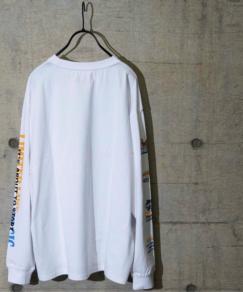 Limited Line Naive Magic(リミテッドラインナイーブマジック)の「【a】天竺サイドプリント長袖Tシャツ(Tシャツ/カットソー・メンズ・ホワイト/ブラック/ベージュ/ブルー/グリーン/マルチ/ベージュ系その他・MEDIUM/LARGE)」の20枚目の写真