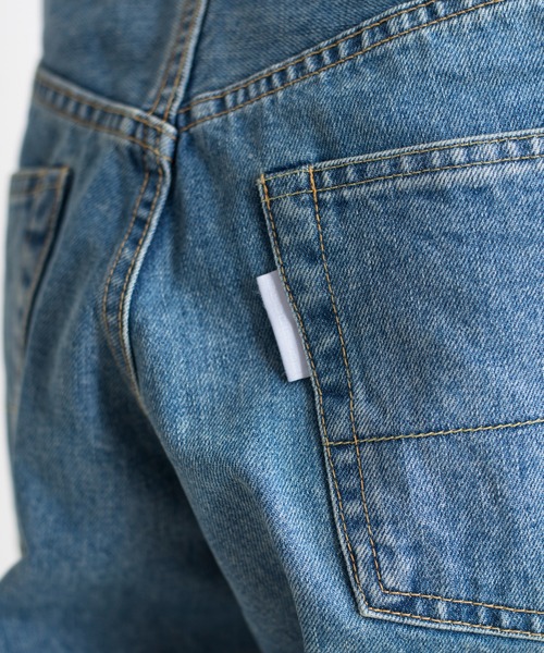 NEONSIGN(ネオンサイン)の「NEONSIGN ネオンサイン / WIDE DENIM SLACKS “USED” ワイドデニム スラックス - ユーズド - / N0344(デニムパンツ・メンズ・インディゴブルー・44/42/46/38/36/48)」の16枚目の写真