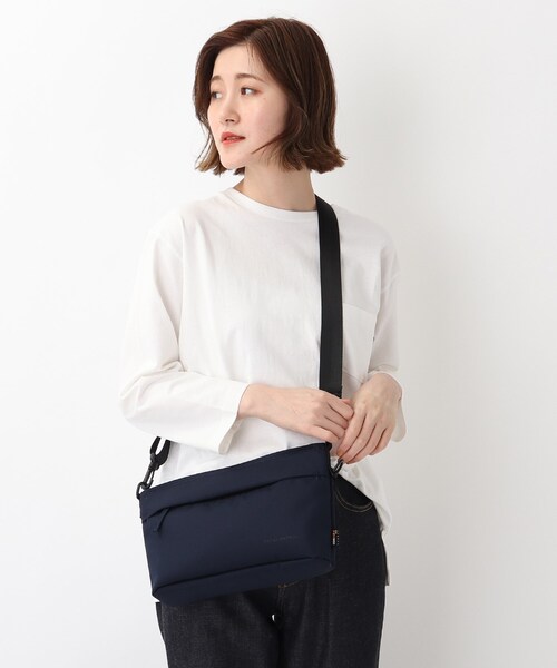 CORDURA(コーデュラ)の「◆コーデュラ(R)・リサイクルヘザー 撥水 パーク ミニショルダーバッグ(ショルダーバッグ・レディース・ダークグレー/ブラック/ダークネイビー・99)」の3枚目の写真