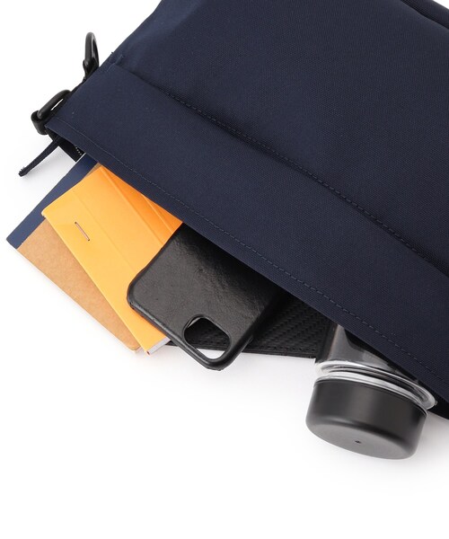 CORDURA(コーデュラ)の「◆コーデュラ(R)・リサイクルヘザー 撥水 パーク ミニショルダーバッグ(ショルダーバッグ・レディース・ダークグレー/ブラック/ダークネイビー・99)」の14枚目の写真