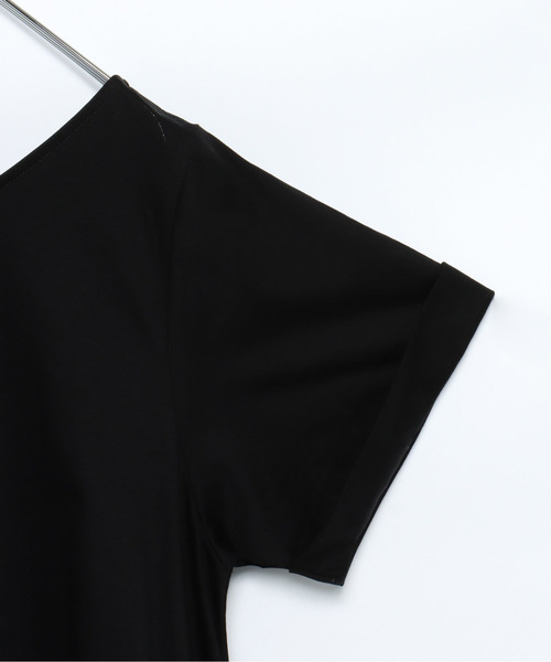 VENCEEXCHANGE（ヴァンスエクスチェンジ）の「前後2WAYチュニック（チュニック・レディース・グリーン/オフホワイト/ブラック・M）」の22枚目の写真