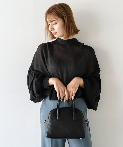 VitaFelice(ヴィータフェリーチェ)の「2wayミニボストンバッグ(ボストンバッグ・レディース・ブラック/チョコ/ベージュ系その他/グリーン/ピンク系その他・FREE)」の7枚目の写真