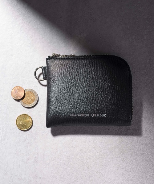 NUMBER (N)INE（ナンバーナイン）の「【NUMBER (N)INE】スムース&シュリンク ピュアレザーラウンドウォレット MADE in JAPAN（財布・メンズ・ブラック系その他2/ブラック・FREE）」の2枚目の写真