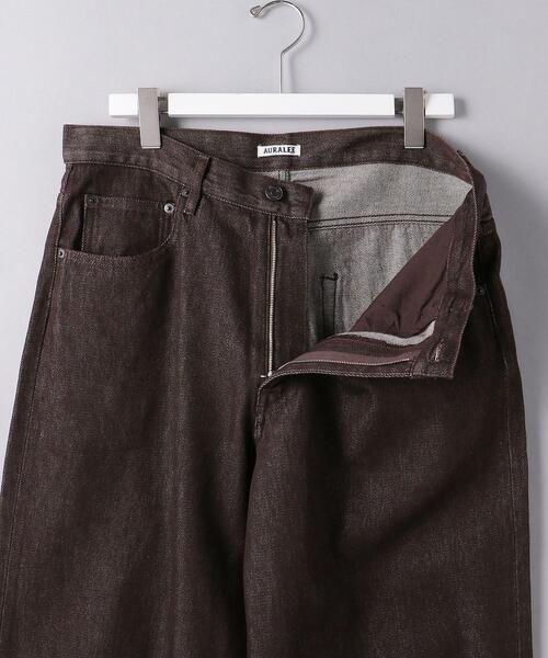 AURALEE（オーラリー）の「＜AURALEE（オーラリー）＞ ツイスト デニムパンツ■■■（デニムパンツ・メンズ・ブラウン・3/4）」の3枚目の写真