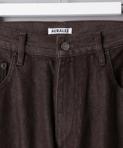 AURALEE（オーラリー）の「＜AURALEE（オーラリー）＞ ツイスト デニムパンツ■■■（デニムパンツ・メンズ・ブラウン・3/4）」の8枚目の写真