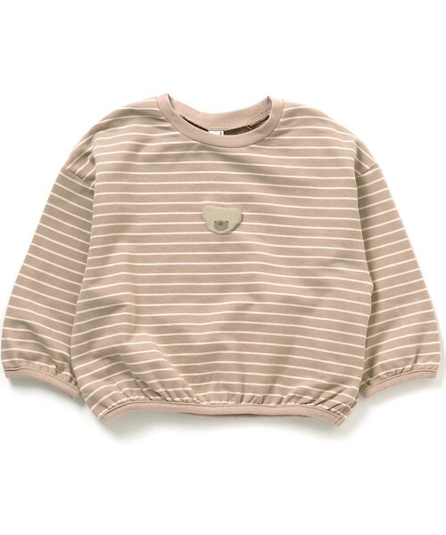 apres les cours（アプレレクール）の「tiny bear 3柄トレーナー（スウェット・キッズ・その他2/ブラウン/キナリ・110/100/90/80/120）」の3枚目の写真