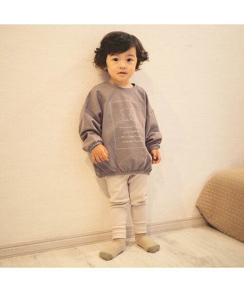 apres les cours（アプレレクール）の「tiny bear 3柄トレーナー（スウェット・キッズ・その他2/ブラウン/キナリ・110/100/90/80/120）」の22枚目の写真