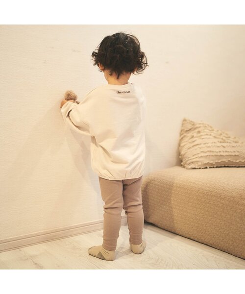 apres les cours（アプレレクール）の「tiny bear 3柄トレーナー（スウェット・キッズ・その他2/ブラウン/キナリ・110/100/90/80/120）」の17枚目の写真