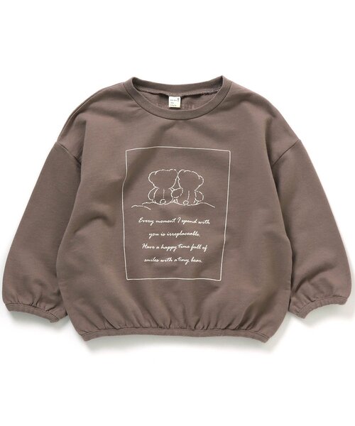 apres les cours（アプレレクール）の「tiny bear 3柄トレーナー（スウェット・キッズ・その他2/ブラウン/キナリ・110/100/90/80/120）」の16枚目の写真