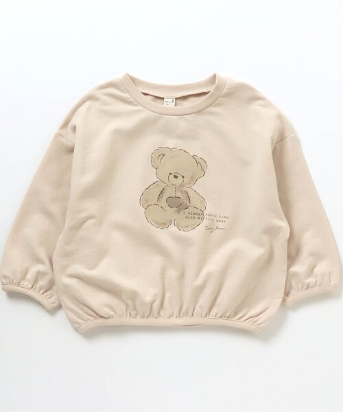 apres les cours（アプレレクール）の「tiny bear 3柄トレーナー（スウェット・キッズ・その他2/ブラウン/キナリ・110/100/90/80/120）」の11枚目の写真
