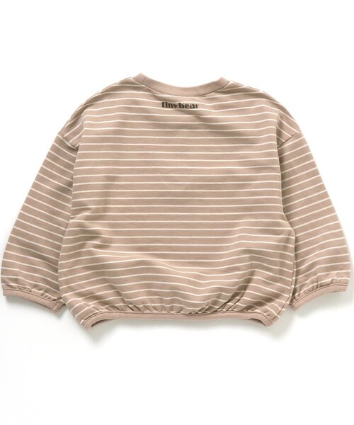 apres les cours（アプレレクール）の「tiny bear 3柄トレーナー（スウェット・キッズ・その他2/ブラウン/キナリ・110/100/90/80/120）」の10枚目の写真