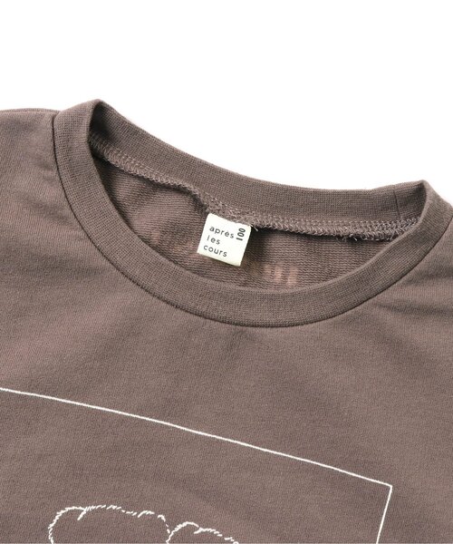 apres les cours（アプレレクール）の「tiny bear 3柄トレーナー（スウェット・キッズ・その他2/ブラウン/キナリ・110/100/90/80/120）」の7枚目の写真