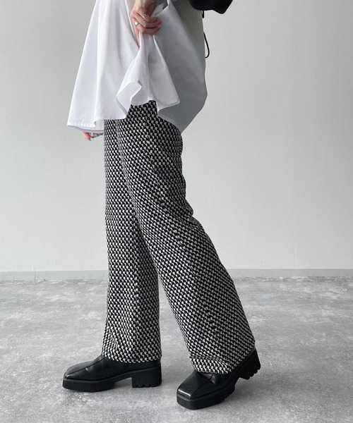 PAGEBOY（ページボーイ）の「キカガラフレアパンツ（その他パンツ・レディース・ゼブラ/チェック・FREE）」の15枚目の写真