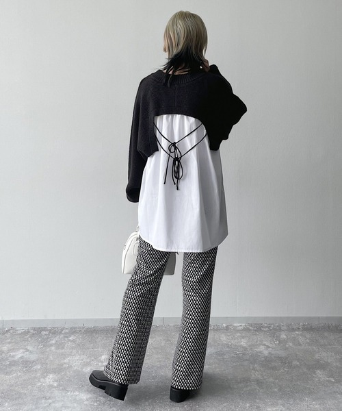 PAGEBOY（ページボーイ）の「キカガラフレアパンツ（その他パンツ・レディース・ゼブラ/チェック・FREE）」の17枚目の写真