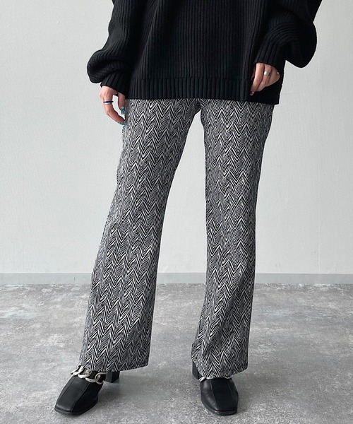 PAGEBOY（ページボーイ）の「キカガラフレアパンツ（その他パンツ・レディース・ゼブラ/チェック・FREE）」の19枚目の写真