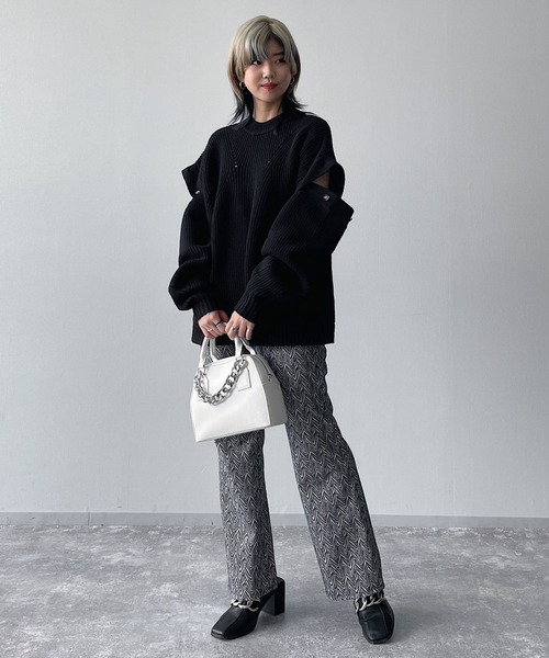 PAGEBOY（ページボーイ）の「キカガラフレアパンツ（その他パンツ・レディース・ゼブラ/チェック・FREE）」の20枚目の写真