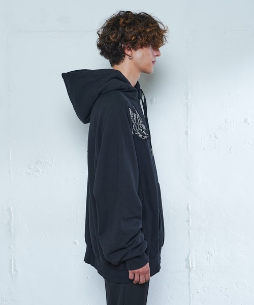 FACETASM（ファセッタズム）の「【FACETASM Exclusive/ファセッタズム エクスクルーシブ】 Hoodie(フーディー)（パーカー・メンズ・ブラック/イエロー/グレー・FREE）」の10枚目の写真