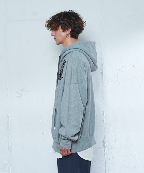 FACETASM（ファセッタズム）の「【FACETASM Exclusive/ファセッタズム エクスクルーシブ】 Hoodie(フーディー)（パーカー・メンズ・ブラック/イエロー/グレー・FREE）」の16枚目の写真