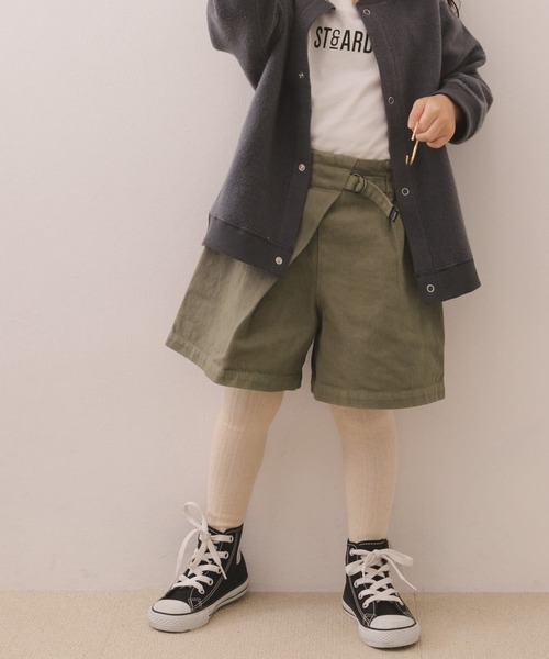 URBAN RESEARCH DOORS(アーバンリサーチドアーズ)の「ピグメントキュロット(KIDS)(その他パンツ・キッズ・ベージュ系その他/ブラック・105/120/135)」の4枚目の写真