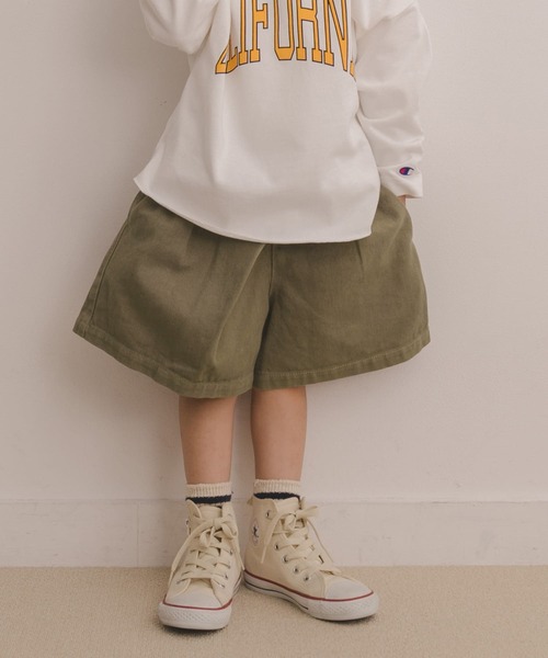 URBAN RESEARCH DOORS(アーバンリサーチドアーズ)の「ピグメントキュロット(KIDS)(その他パンツ・キッズ・ベージュ系その他/ブラック・105/120/135)」の8枚目の写真