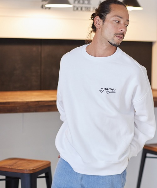 CAMBIO(カンビオ)の「msw987-プリントスウェット_Euphoria(スウェット・メンズ・ホワイト/アッシュ・M/L/XL)」の17枚目の写真