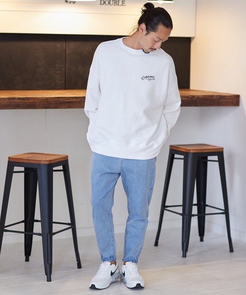 CAMBIO(カンビオ)の「msw987-プリントスウェット_Euphoria(スウェット・メンズ・ホワイト/アッシュ・M/L/XL)」の6枚目の写真