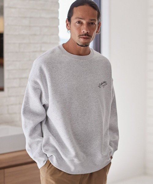 CAMBIO(カンビオ)の「msw987-プリントスウェット_Euphoria(スウェット・メンズ・ホワイト/アッシュ・M/L/XL)」の15枚目の写真