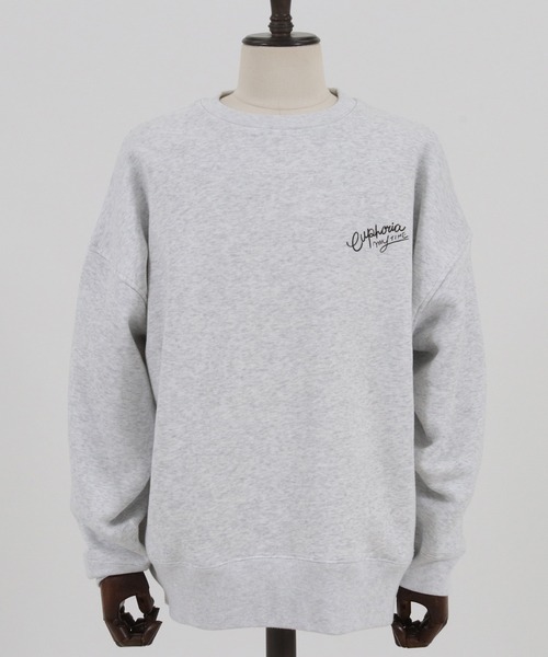 CAMBIO(カンビオ)の「msw987-プリントスウェット_Euphoria(スウェット・メンズ・ホワイト/アッシュ・M/L/XL)」の7枚目の写真