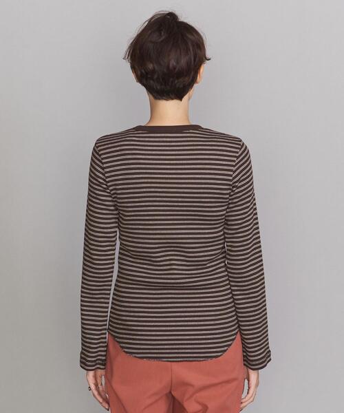 Healthknit(ヘルスニット)の「【別注】<Healthknit>フレアロングスリーブ カットソー(Tシャツ/カットソー・レディース・ネイビー/ブラウン/オフホワイト/ダークグレー・FREE)」の10枚目の写真