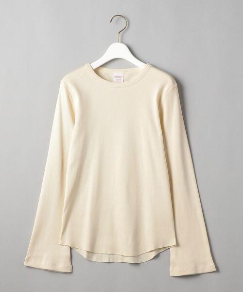 Healthknit(ヘルスニット)の「【別注】<Healthknit>フレアロングスリーブ カットソー(Tシャツ/カットソー・レディース・ネイビー/ブラウン/オフホワイト/ダークグレー・FREE)」の20枚目の写真