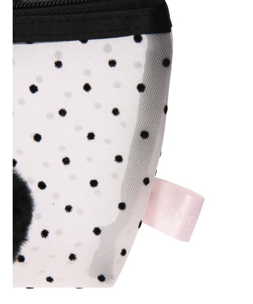 Honey Salon(ハニーサロン)の「ドットチュールラパンポーチ(ポーチ・レディース・ブラック/ベージュ/アイボリー・FREE)」の11枚目の写真