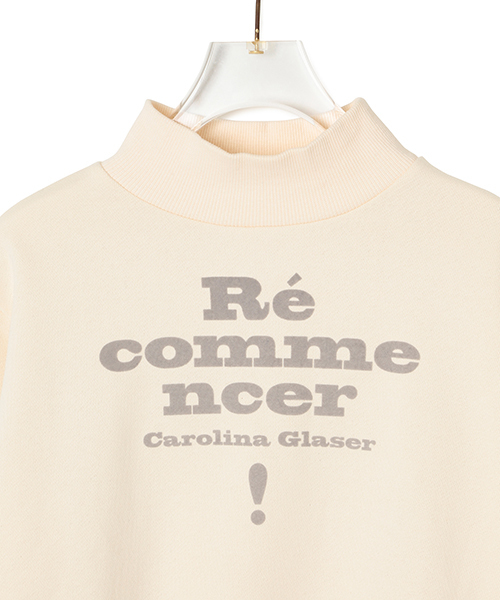 CAROLINA GLASER（カロリナ グレイサー）の「CAROLINA GLASER / “Re commencer” スウェット（スウェット・レディース・グレー/クリーム・ONE SIZE）」の14枚目の写真