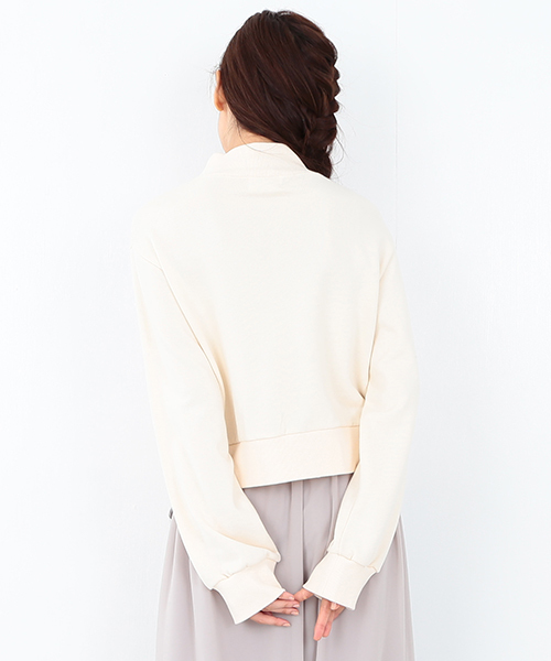 CAROLINA GLASER（カロリナ グレイサー）の「CAROLINA GLASER / “Re commencer” スウェット（スウェット・レディース・グレー/クリーム・ONE SIZE）」の19枚目の写真