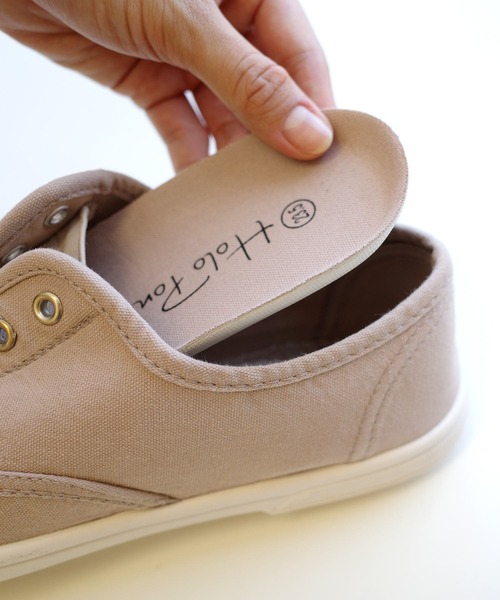 AmiAmi（アミアミ）の「キャンバススリッポンスニーカー（スニーカー・レディース・グレイッシュベージュ/チャコール/ブラック・22.5cm/23cm/23.5cm/24cm/24.5cm/25cm）」の11枚目の写真