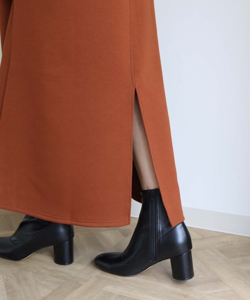 HER CLOSET(ハークローゼット)の「【shemoshelly】ボリューム袖ドッキングダンボールワンピース(ワンピース・レディース・ブラック/ベージュ/ブラウン/カーキ・M)」の7枚目の写真