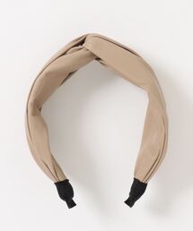 AMERICAN HOLIC | フェイクレザークロスカチューシャ(その他ヘアアクセサリー)