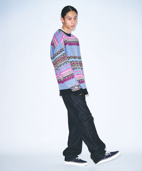 URBAN RESEARCH（アーバンリサーチ）の「GOODBETTERBEST　タックデニムパンツ（デニムパンツ・メンズ・ブラック/ブルー・1/2）」の7枚目の写真