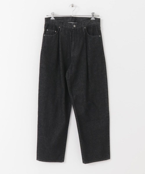 URBAN RESEARCH（アーバンリサーチ）の「GOODBETTERBEST　タックデニムパンツ（デニムパンツ・メンズ・ブラック/ブルー・1/2）」の8枚目の写真