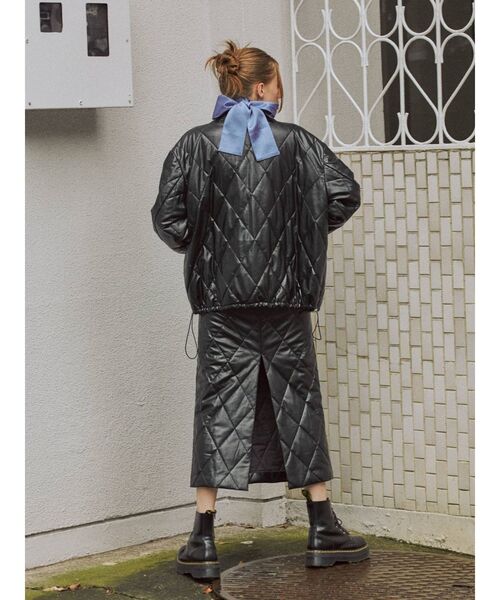 jouetie（ジュエティ）の「【セットアップ対応】キルトジャケット（その他アウター・レディース・ブラック/パープル/カーキ/アイボリー・MEDIUM）」の21枚目の写真