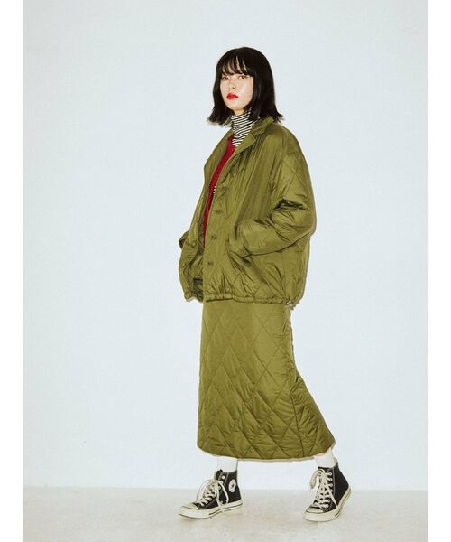 jouetie（ジュエティ）の「【セットアップ対応】キルトジャケット（その他アウター・レディース・ブラック/パープル/カーキ/アイボリー・MEDIUM）」の17枚目の写真