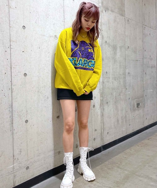 XLARGE(エクストララージ)の「LEOPARD OG CREWNECK SWEAT(スウェット・メンズ・ブラック/アッシュ/マスタード・XL/L/S/M)」の18枚目の写真