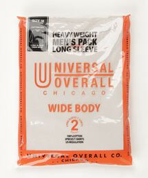 UNIVERSAL OVERALL/ 2Pヘヴィーウェイトクルーネック長袖Tシャツ / UVOP-001